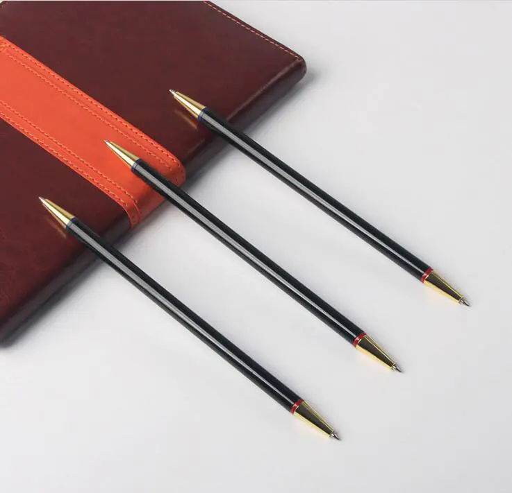 Double End Two Head Metal Pen With Two Colors