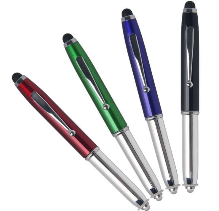 Plastic LED Light Screen Touch Stylus Pen for Promotion