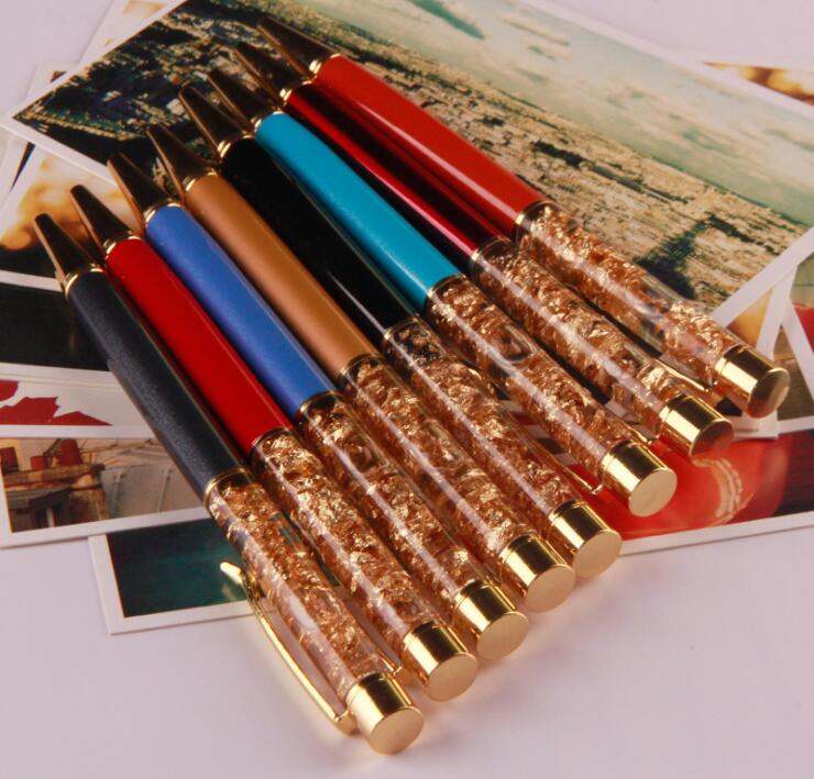 Promotional Gift Metal Twist Ball Pen with Crystal Decoration