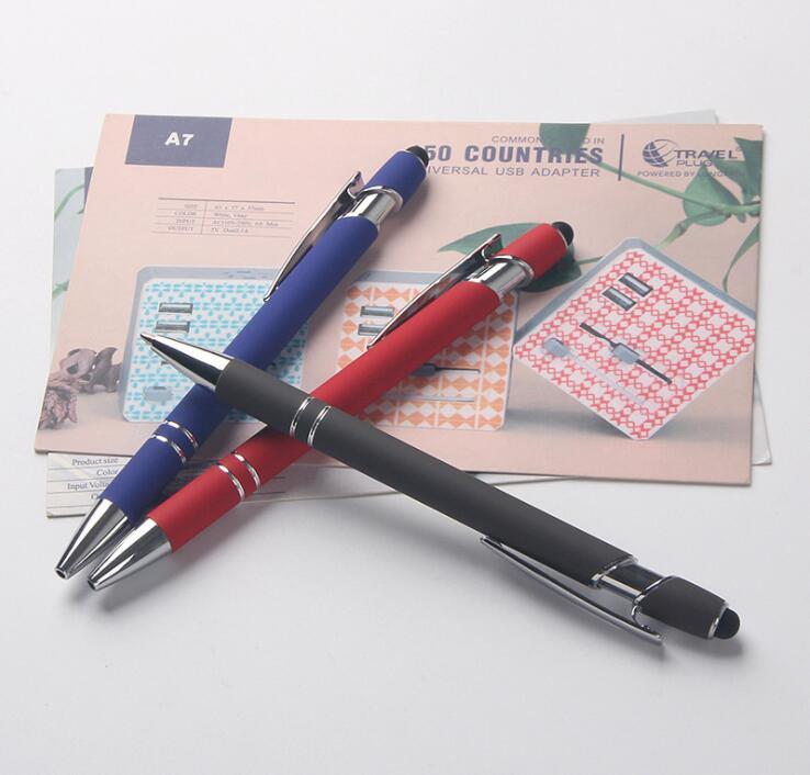 Promotional Gift Metal Stylus Pen with Mobile Screen Touching End