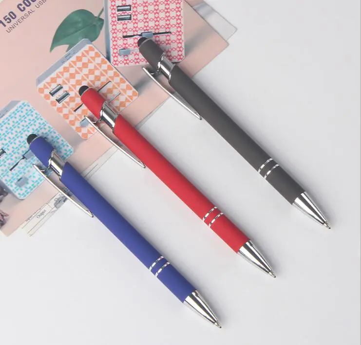 Promotional Gift Metal Stylus Pen with Mobile Screen Touching End