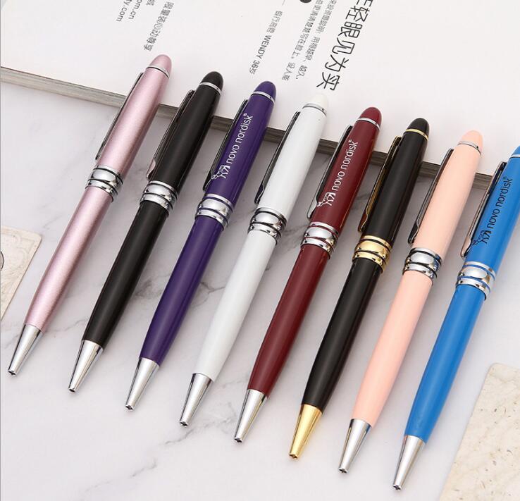 Promotional Advertising Custom Logo Ball Pen  Stationery Metal Pen