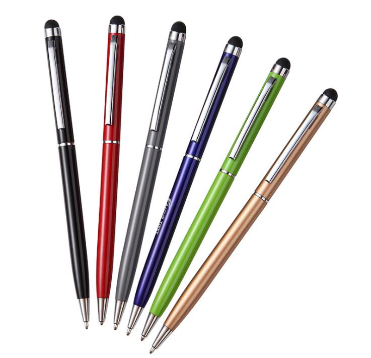 High Sensitive Metal Torch Stylus Touch Screen Pen for Office