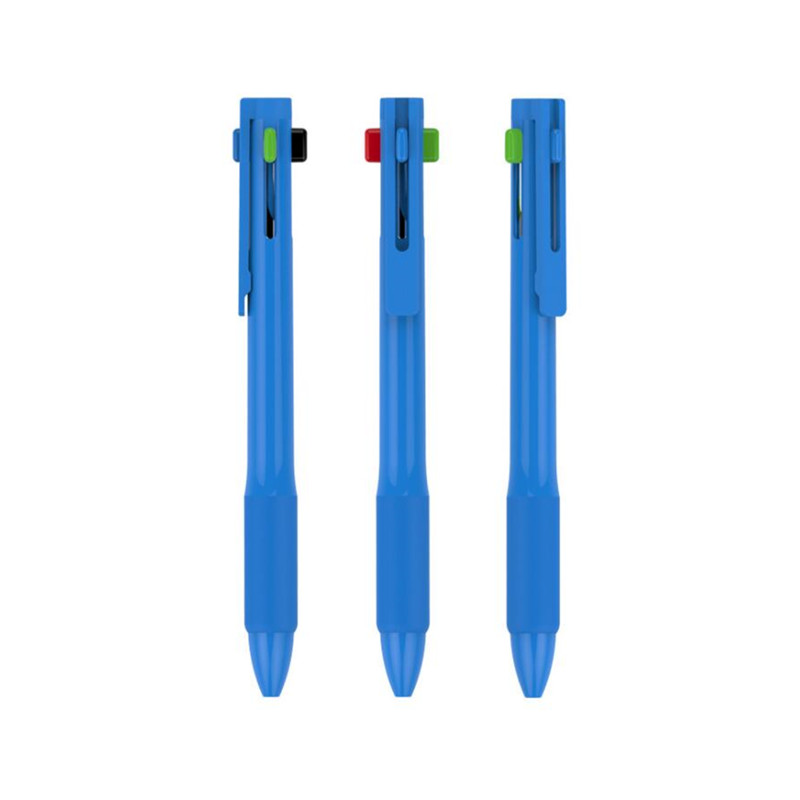 Four-Color Plastic Promotional Ball Point Pen for School Supply