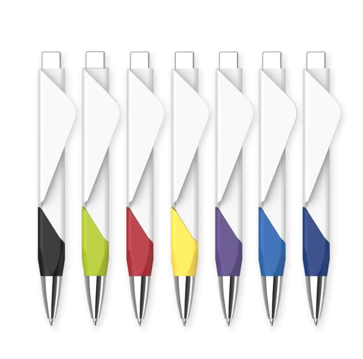 Bulk order pens with custom logo promotional plastic ball pen