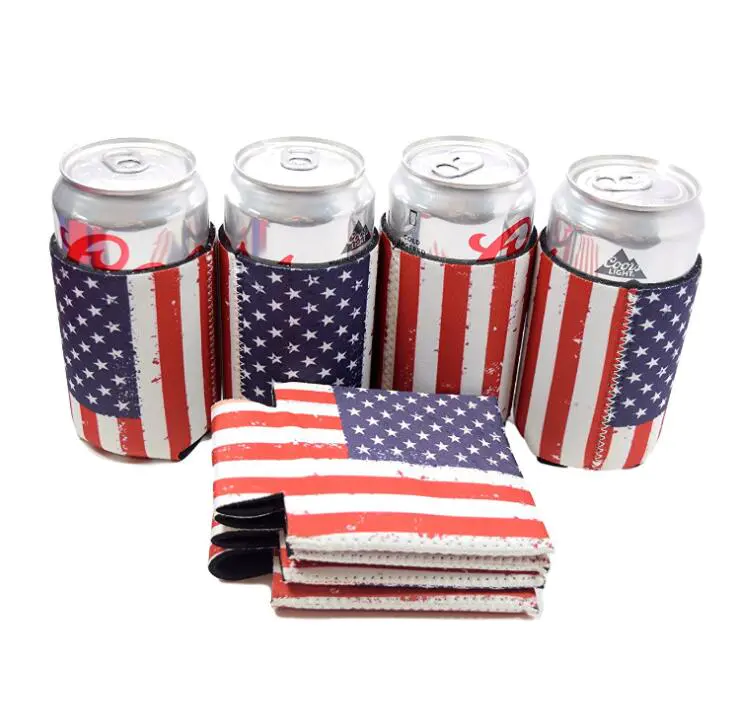 Personalized Custom Printed Insulated Neoprene Beer Stubby Can Cooler Holder