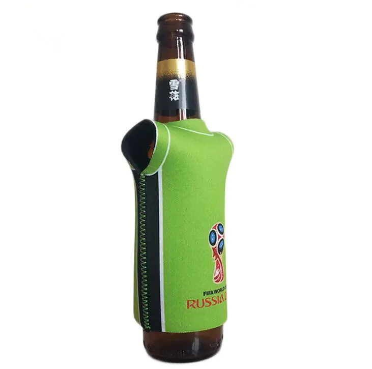 T-Shirt Neoprene Bottle Cooler for World Cup Promotion