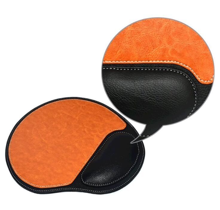 High Quality PU Leather Mouse pad with Write Rest