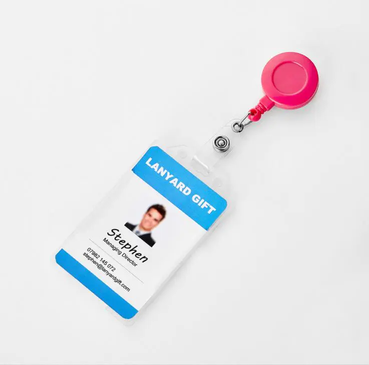 Custom ID Card Holder Badge Reels Yoyo for Company