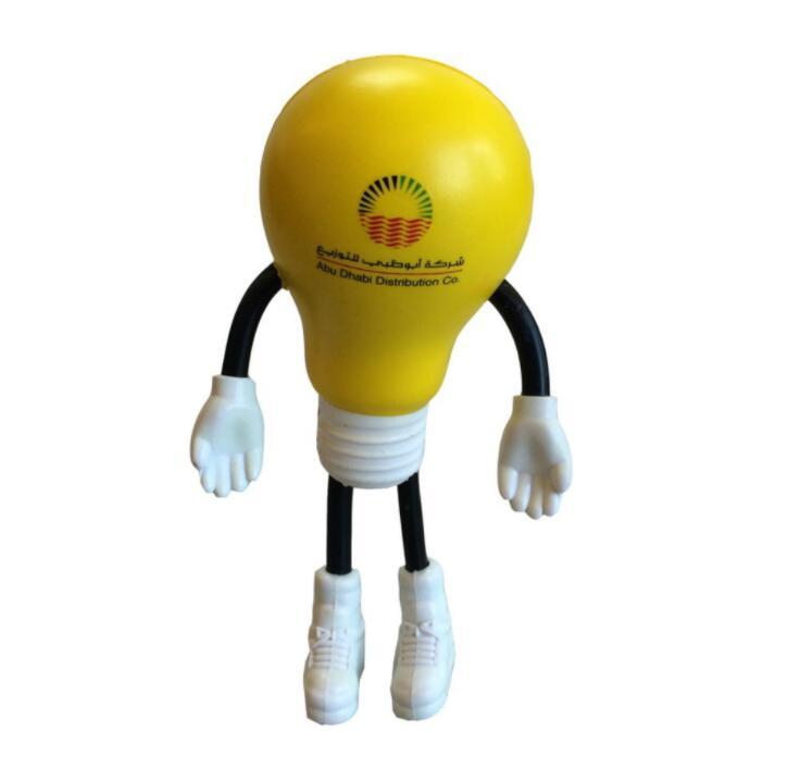 Wholesale Bulb Shape Stress toy with Customized Logo