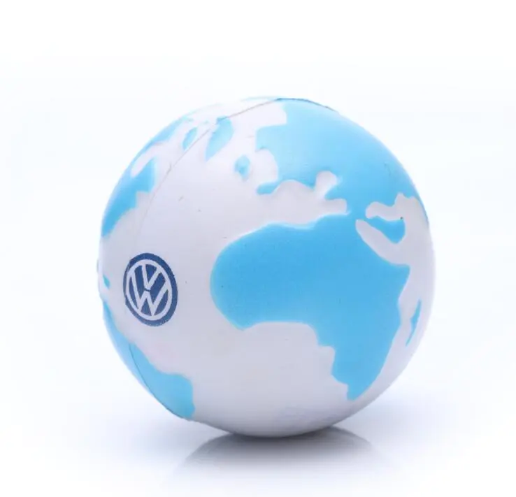 PU Foam Earth Shape Stress Squeeze Ball