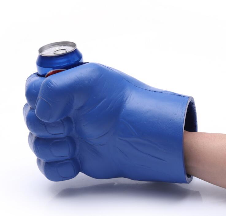 Giant PU Foam Fist Hand Can Cooler-Left Hand Hulk Foam Fist Drink Holder