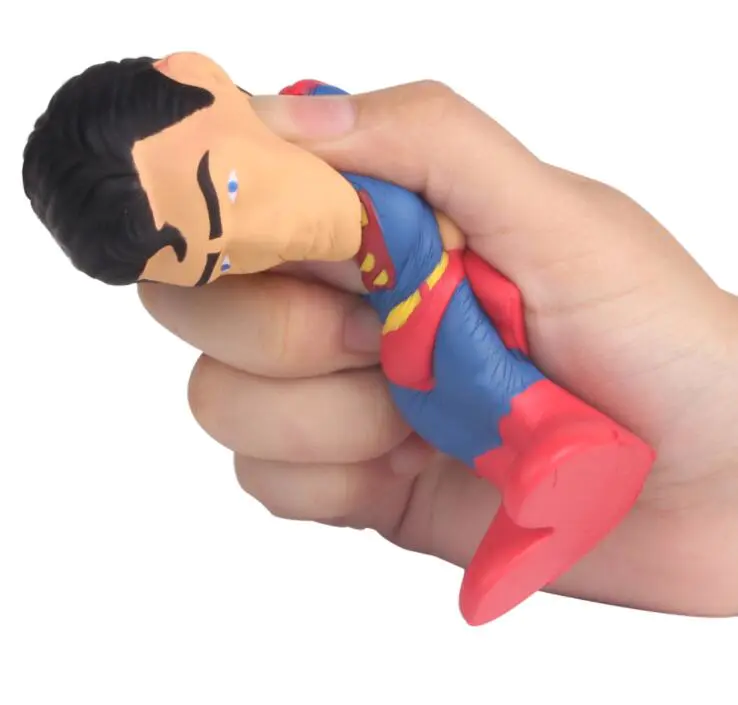 Promotional PU Foam Soft superman Stress Toys