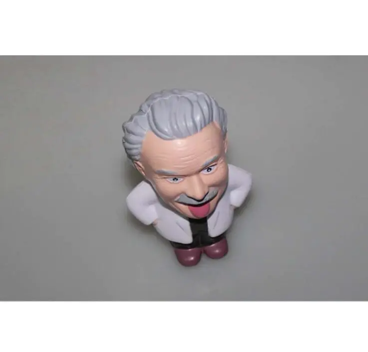 Older Man Shape PU Foam Anti Stress Toy with Customized Shape
