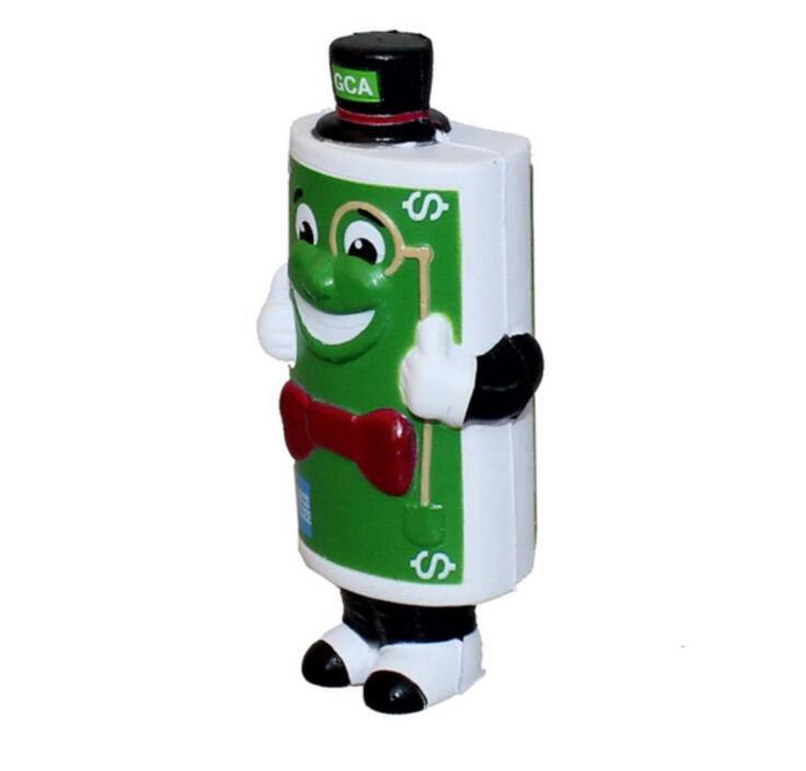 Stress Toy Cartoon Character Battery Design with Custom Logo