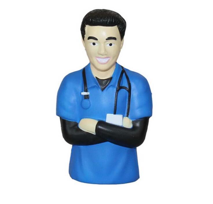 Doctor Shape Promotional PU Stress Reliever Toy