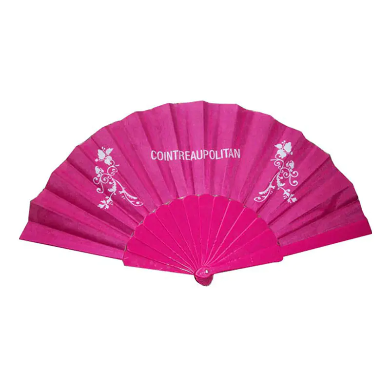 Double Sides Printing Bamboo Paper Hand Fans