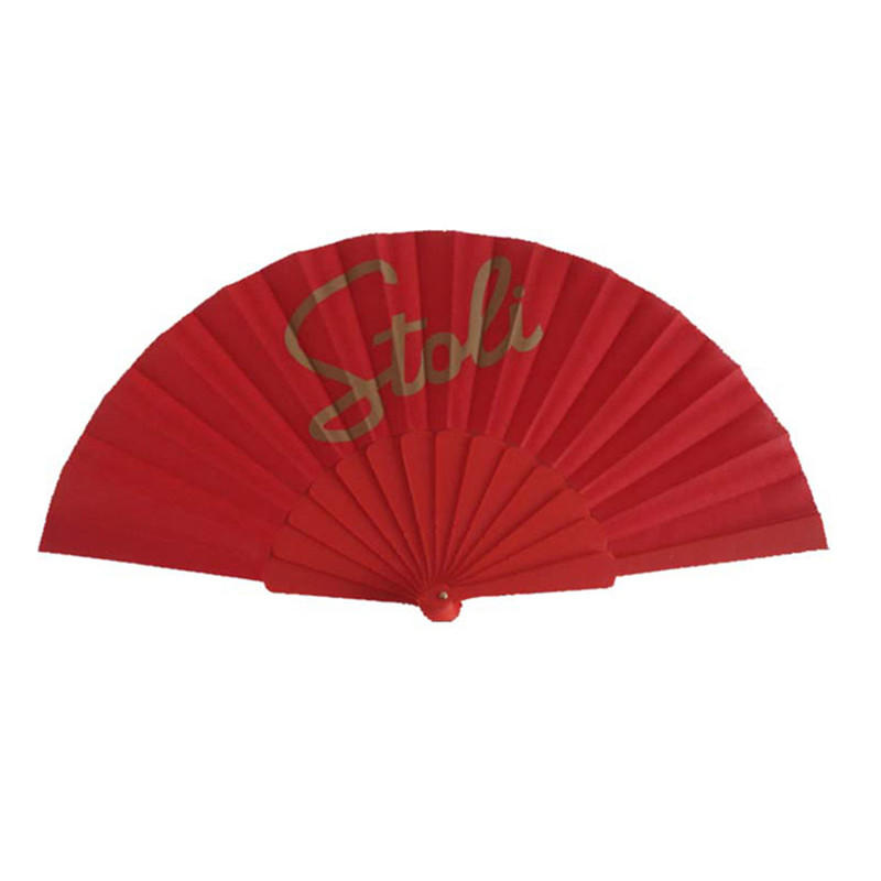 Double Sides Printing Bamboo Paper Hand Fans