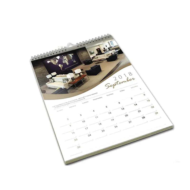 Promotional Personalized 2020 Paper Wall Calendar