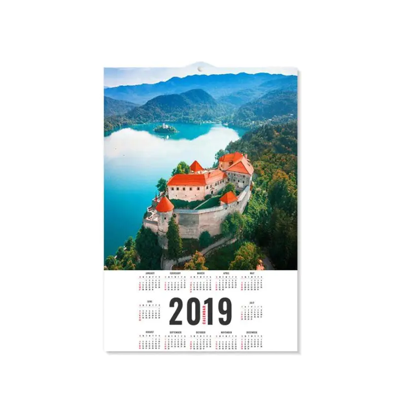 Factory Supply 3D Lenticular Wall Calendar for Promotion Gifts