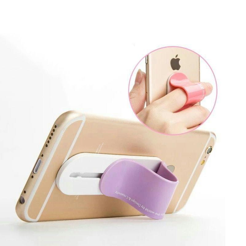 Custom Multi Band Phone Holder One Hand Finger Grip with Logo Printed