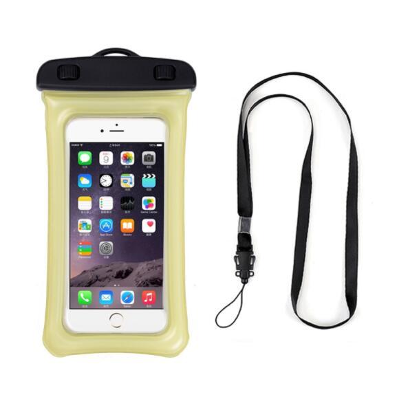 Amazon Hot Sale Floatable Waterproof Phone Case  PVC Phone bag