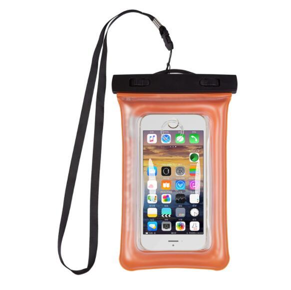 Amazon Hot Sale Floatable Waterproof Phone Case  PVC Phone bag