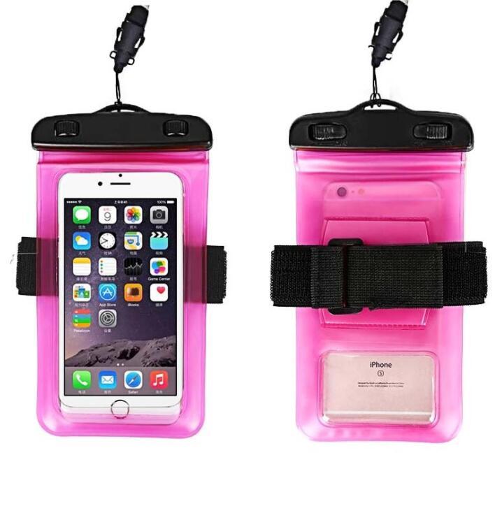 Wholesale Waterproof PVC Phone Pouch Transparent Dry Bag with Armband