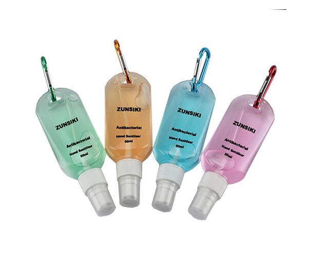 Factory Wholesale 30ml Alcohol Gel Hand Sanitizer with Keychain