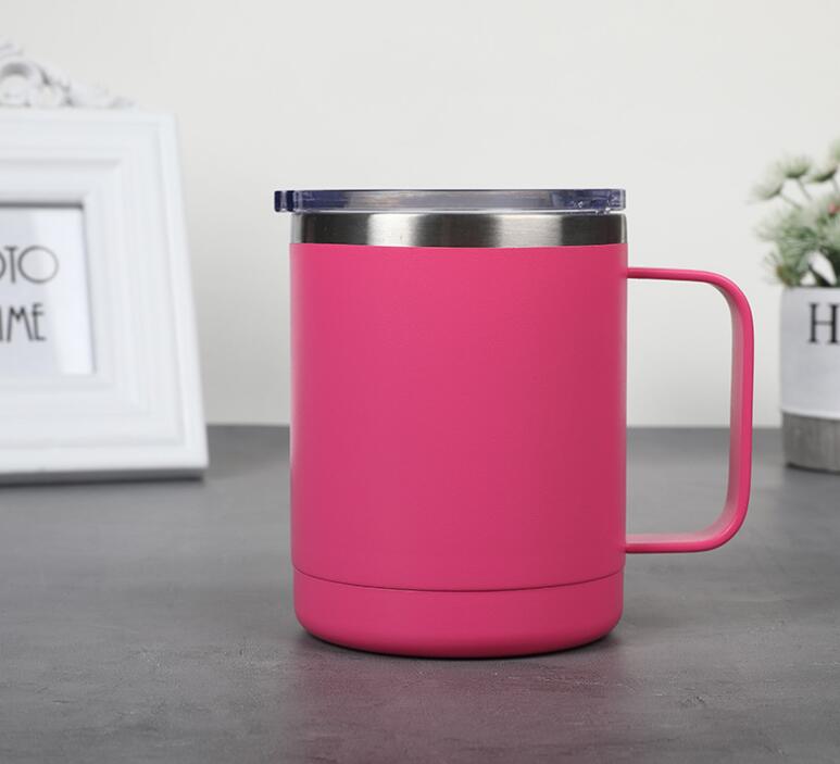 Factory Supply 10oz Stainless Steel Travel Mug with Handle