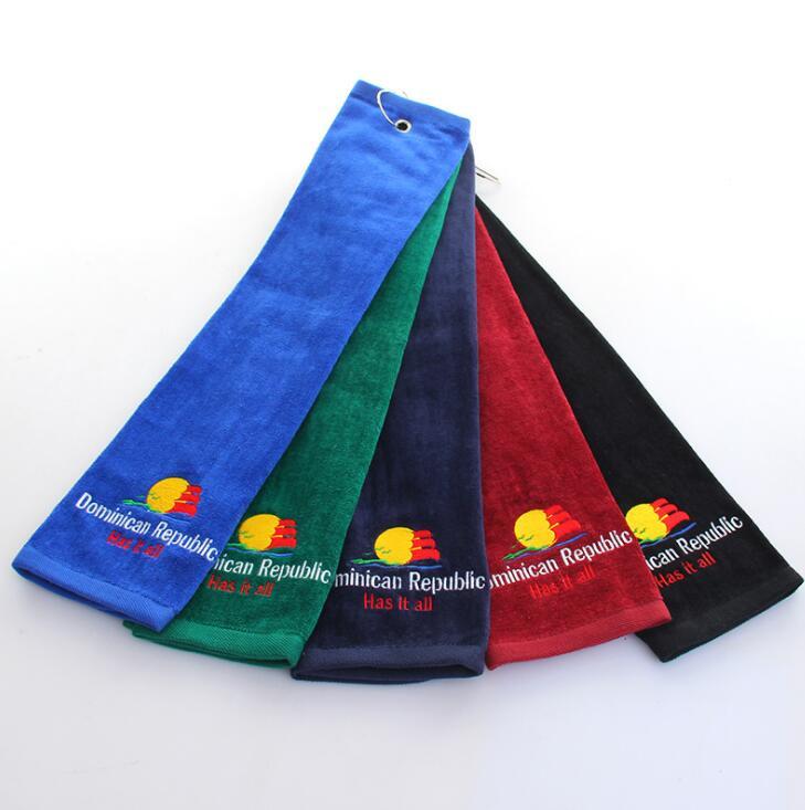 Customized Cotton Golf Towel with Logo Embroidered