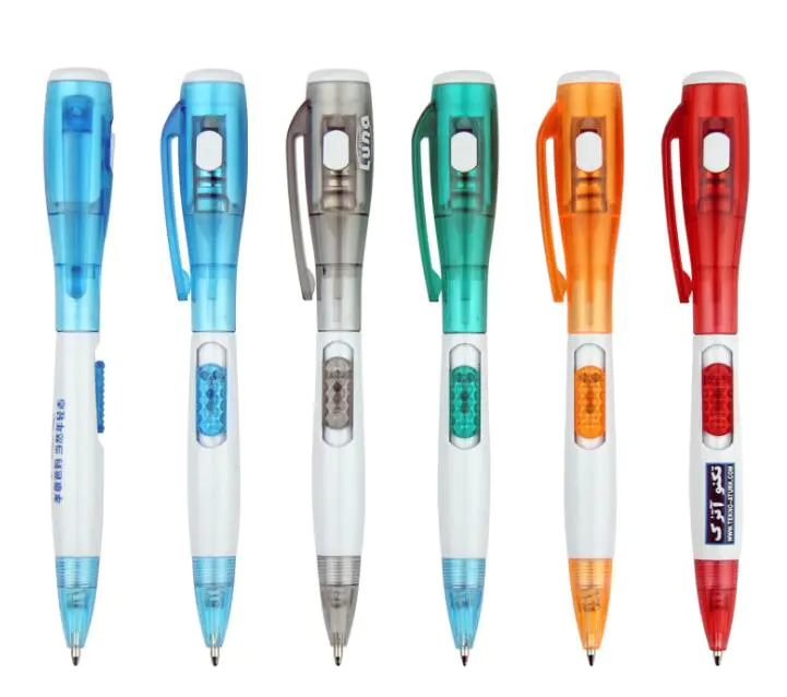 Custom Promotional LED Light Pen Ballpoint Pen for Gifts