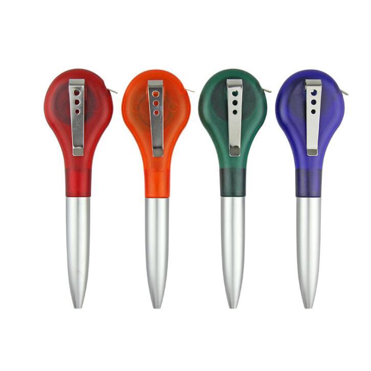 Custom Logo Function Ball Point Pens with Tape Measure