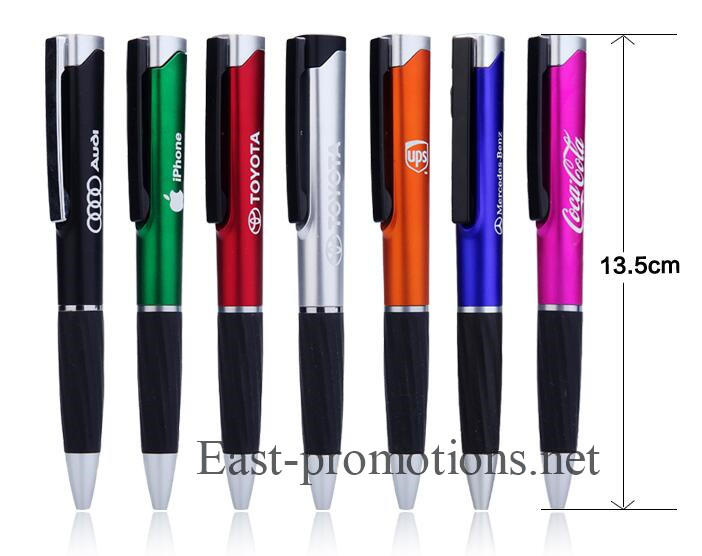 Custom LED Light Logo Glow Ballpoint Pen Promotional Pens