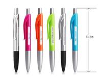 Custom Printing advertising Pen Plastic Twist Pen with 6 Banner Change