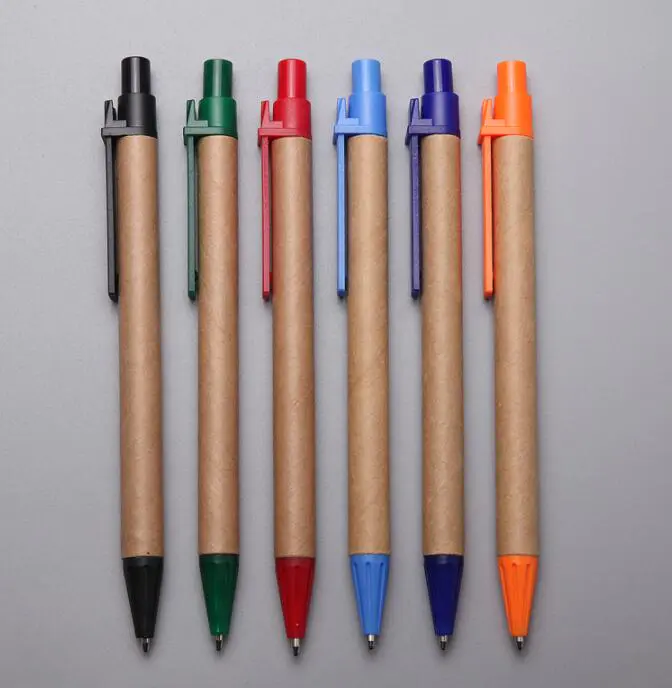 Stationery Recycle Plastic Ball Point Pen for Promotional