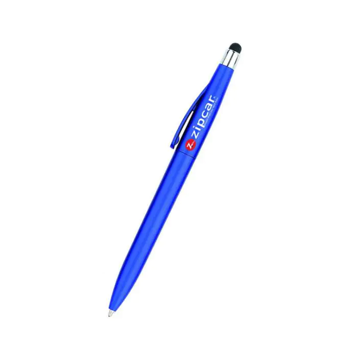 Custom Logo twist Plastic stylus ball pen for Promotional gifts