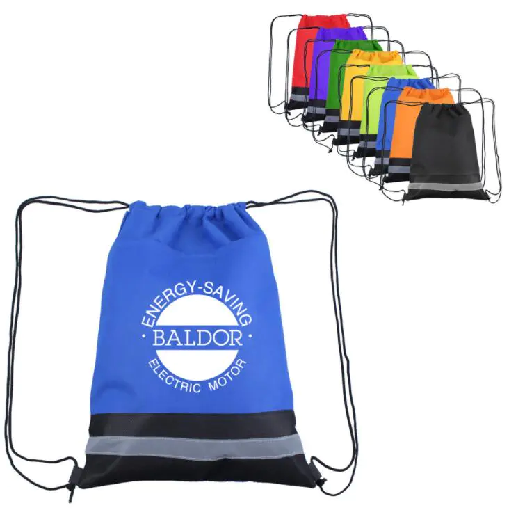bulk ballpoint pens & polyester drawstring bag