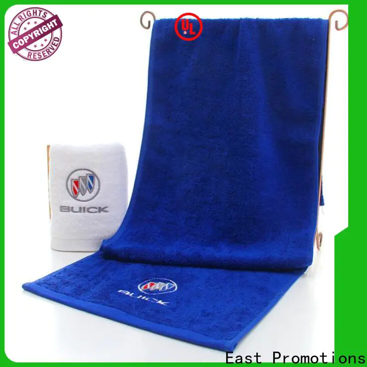 East Promotions top selling promotional gym towels manufacturer for packing