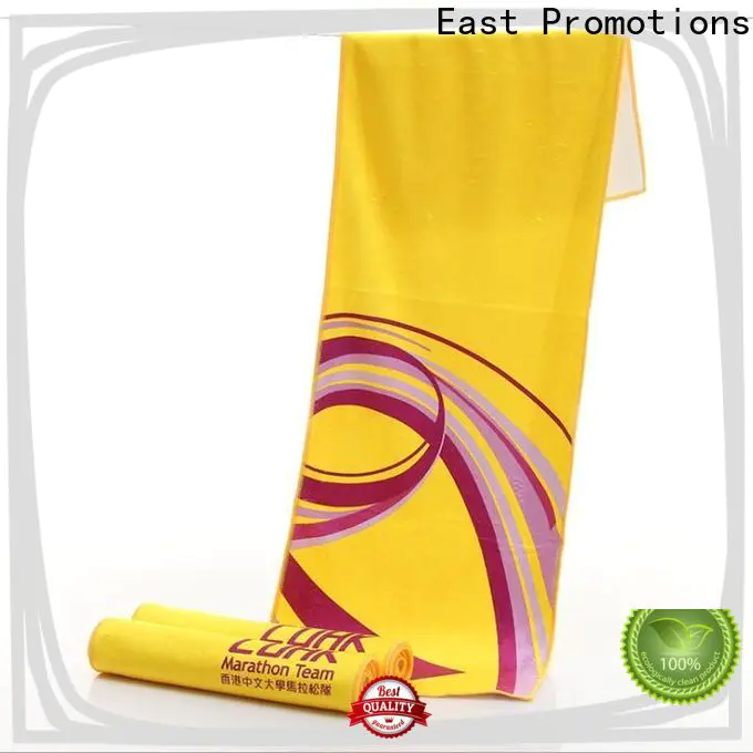 East Promotions custom gym towels from China for sports