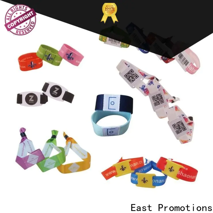 East Promotions best price fabric festival wristbands supply for concert