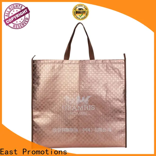 East Promotions custom reusable bags factory direct supply bulk production