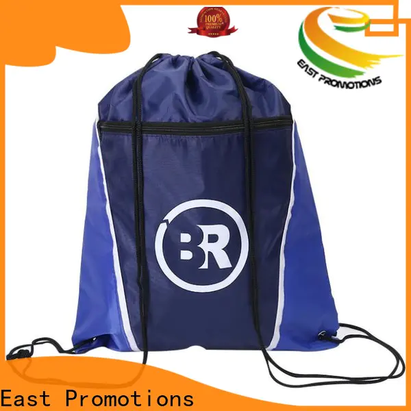 East Promotions new drawstring bag with pockets wholesale bulk buy