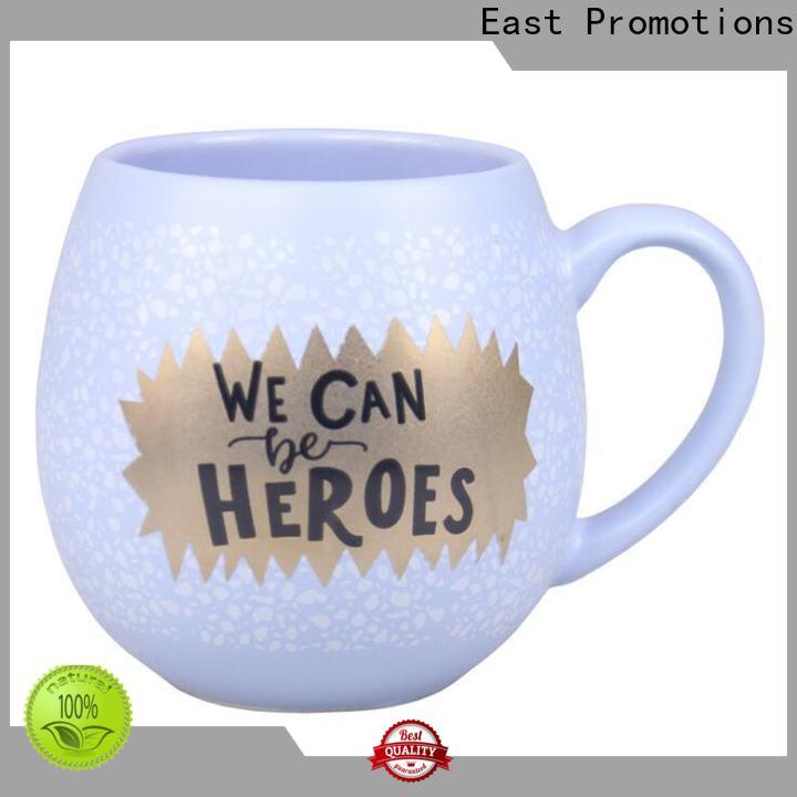 East Promotions practical personalised ceramic travel mugs supply for water