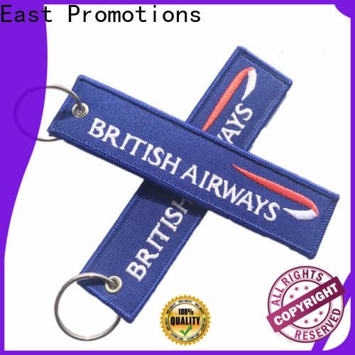 East Promotions high quality woven keyring from China for gift