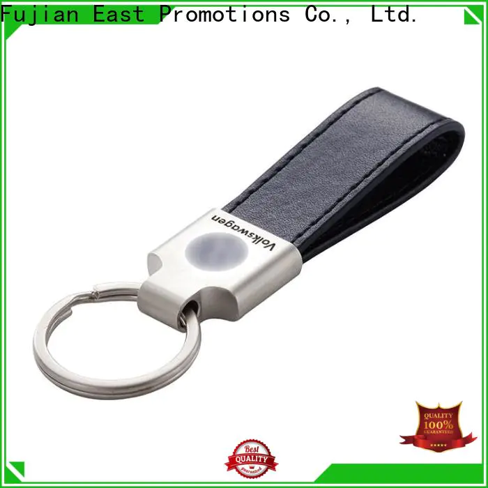 East Promotions custom leather key rings best manufacturer for souvenirs of school anniversary