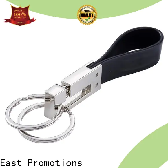 East Promotions cheap leather keychain blanks suppliers for new product promotion