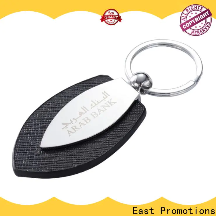 East Promotions leather coordinates keyring series bulk production