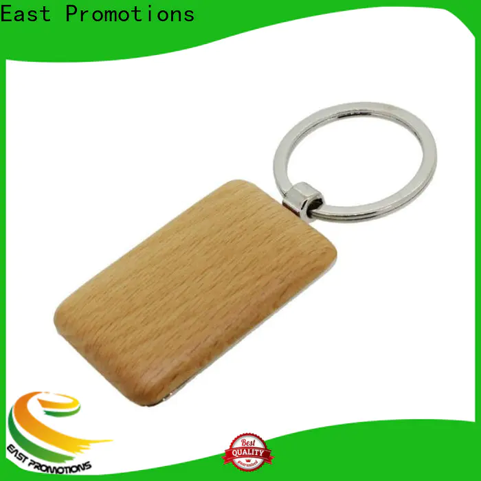 East Promotions wood carving keychain wholesale for gift