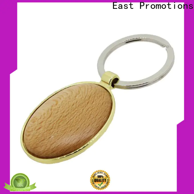 East Promotions professional wooden heart keyring factory for decoration